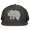 Flat Bill Six-Panel Trucker Cap Thumbnail