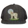 Flat Bill Six-Panel Trucker Cap Thumbnail