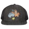 Flat Bill Six-Panel Trucker Cap Thumbnail