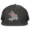 Flat Bill Six-Panel Trucker Cap Thumbnail