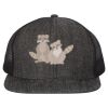 Flat Bill Six-Panel Trucker Cap Thumbnail