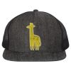 Flat Bill Six-Panel Trucker Cap Thumbnail