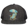 Flat Bill Six-Panel Trucker Cap Thumbnail