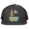 Flat Bill Six-Panel Trucker Cap Thumbnail