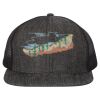 Flat Bill Six-Panel Trucker Cap Thumbnail