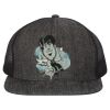 Flat Bill Six-Panel Trucker Cap Thumbnail