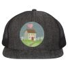 Flat Bill Six-Panel Trucker Cap Thumbnail