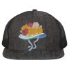 Flat Bill Six-Panel Trucker Cap Thumbnail