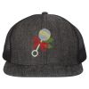 Flat Bill Six-Panel Trucker Cap Thumbnail
