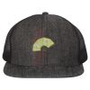 Flat Bill Six-Panel Trucker Cap Thumbnail