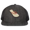 Flat Bill Six-Panel Trucker Cap Thumbnail