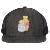 Flat Bill Six-Panel Trucker Cap Thumbnail