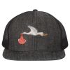 Flat Bill Six-Panel Trucker Cap Thumbnail