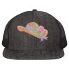 Flat Bill Six-Panel Trucker Cap Thumbnail