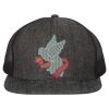 Flat Bill Six-Panel Trucker Cap Thumbnail
