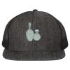 Flat Bill Six-Panel Trucker Cap Thumbnail