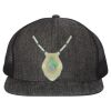 Flat Bill Six-Panel Trucker Cap Thumbnail