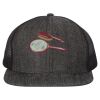 Flat Bill Six-Panel Trucker Cap Thumbnail
