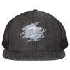 Flat Bill Six-Panel Trucker Cap Thumbnail