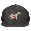 Flat Bill Six-Panel Trucker Cap Thumbnail