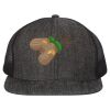 Flat Bill Six-Panel Trucker Cap Thumbnail