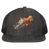 Flat Bill Six-Panel Trucker Cap Thumbnail