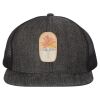 Flat Bill Six-Panel Trucker Cap Thumbnail