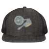 Flat Bill Six-Panel Trucker Cap Thumbnail