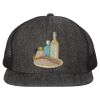 Flat Bill Six-Panel Trucker Cap Thumbnail