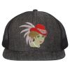 Flat Bill Six-Panel Trucker Cap Thumbnail