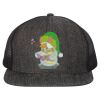 Flat Bill Six-Panel Trucker Cap Thumbnail