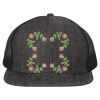 Flat Bill Six-Panel Trucker Cap Thumbnail