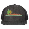 Flat Bill Six-Panel Trucker Cap Thumbnail
