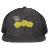 Flat Bill Six-Panel Trucker Cap Thumbnail