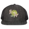 Flat Bill Six-Panel Trucker Cap Thumbnail