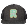Flat Bill Six-Panel Trucker Cap Thumbnail