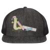 Flat Bill Six-Panel Trucker Cap Thumbnail