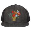 Flat Bill Six-Panel Trucker Cap Thumbnail