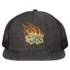 Flat Bill Six-Panel Trucker Cap Thumbnail