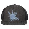 Flat Bill Six-Panel Trucker Cap Thumbnail