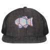 Flat Bill Six-Panel Trucker Cap Thumbnail