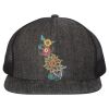 Flat Bill Six-Panel Trucker Cap Thumbnail