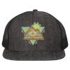 Flat Bill Six-Panel Trucker Cap Thumbnail