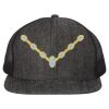Flat Bill Six-Panel Trucker Cap Thumbnail