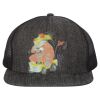 Flat Bill Six-Panel Trucker Cap Thumbnail