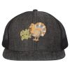 Flat Bill Six-Panel Trucker Cap Thumbnail