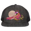 Flat Bill Six-Panel Trucker Cap Thumbnail