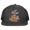 Flat Bill Six-Panel Trucker Cap Thumbnail