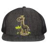 Flat Bill Six-Panel Trucker Cap Thumbnail