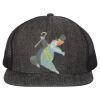 Flat Bill Six-Panel Trucker Cap Thumbnail